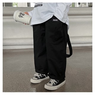 [Ninanino] Quần kaki đen kèm dây