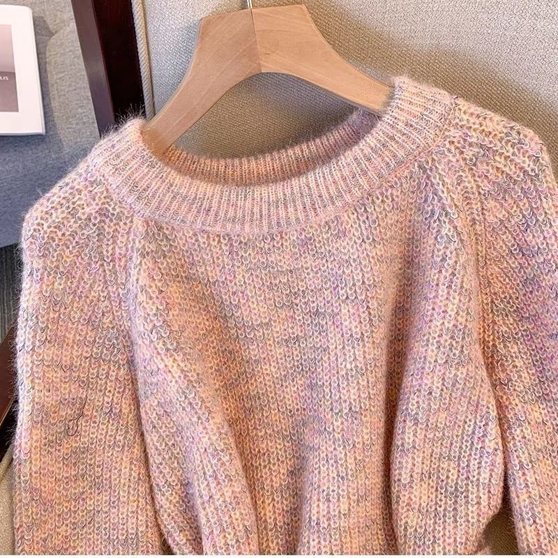 Plus Áo Len Sáp Mềm Dáng Rộng Thời Trang Thu Đông 2023 Cho Nữ