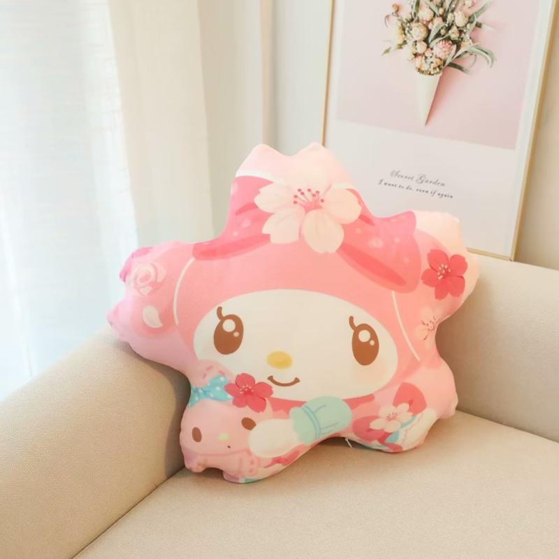 SANRIO Ere1 sakura kuromi melody Nhồi Bông Mềm Mại Làm Gối Trang Trí Nhà Cửa