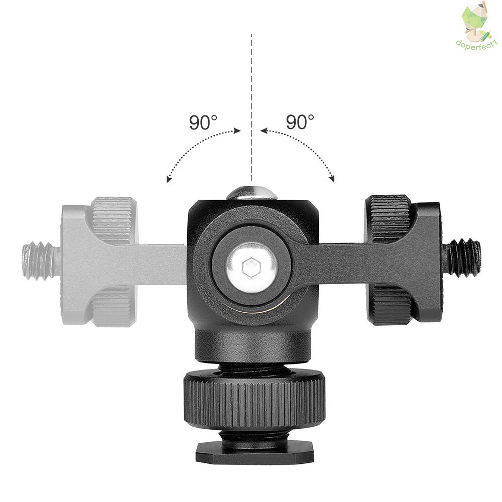 Giá Đỡ Màn Hình Máy Ảnh andoer video mount mini Bằng Hợp Kim Nhôm Có Đinh Ốc 1 / 4 inch Cho Máy Ảnh dslr 9.7