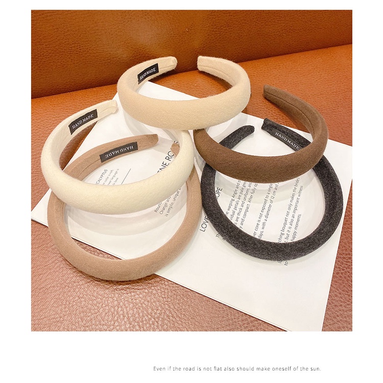 Miumiu Băng Đô Cài Tóc Cao Cấp Màu Nâu In Chữ Thời Trang Cao Cấp Cho Nữ