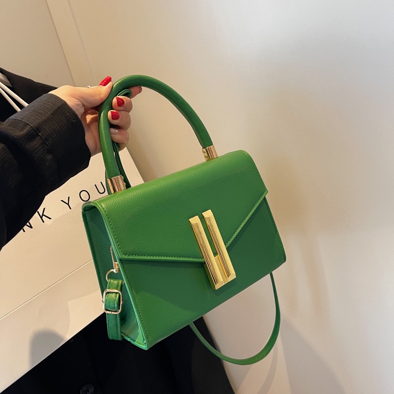 Jasmin noir Túi Xách Da pu Có Khóa Thời Trang Cho Nữ