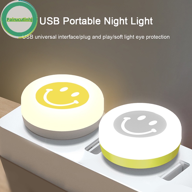 Parucutin Đèn led Đọc Sách mini usb Ánh Sáng Ban Đêm Trang Trí Phòng Ngủ vn