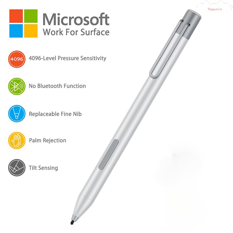Bút cảm ứng cho Microsoft Surface 4096 Độ nhạy áp suất Palm Rejecting cho Surface Pro 3 4 5 6 7 8 X 