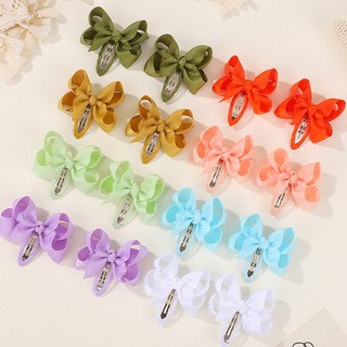 Set 2 kẹp tóc nơ xinh xắn cho bé gái