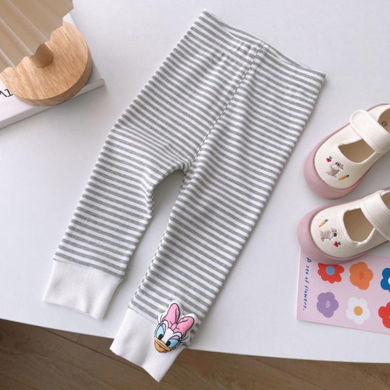 Mới Quần Legging Họa Tiết Hoạt Hình Dễ Thương Cho Bé Gái