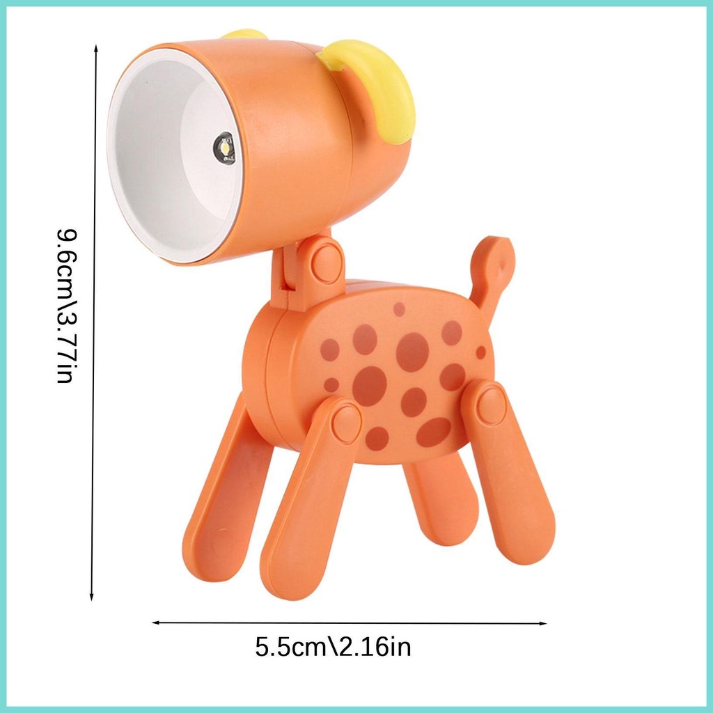 Đèn Ngủ Để Bàn mini Hình Chú Chó Dễ Thương Di Động Tiện Dụng