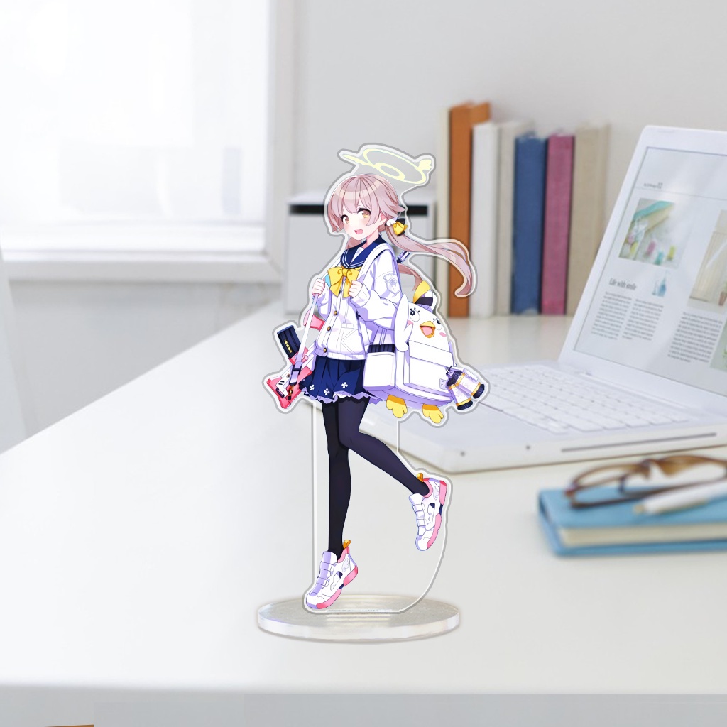 Standee mica Ani Decor siêu bền đẹp in hình các nhân vật anime trong Blue Archive 4 decor bàn làm việc góc học tập