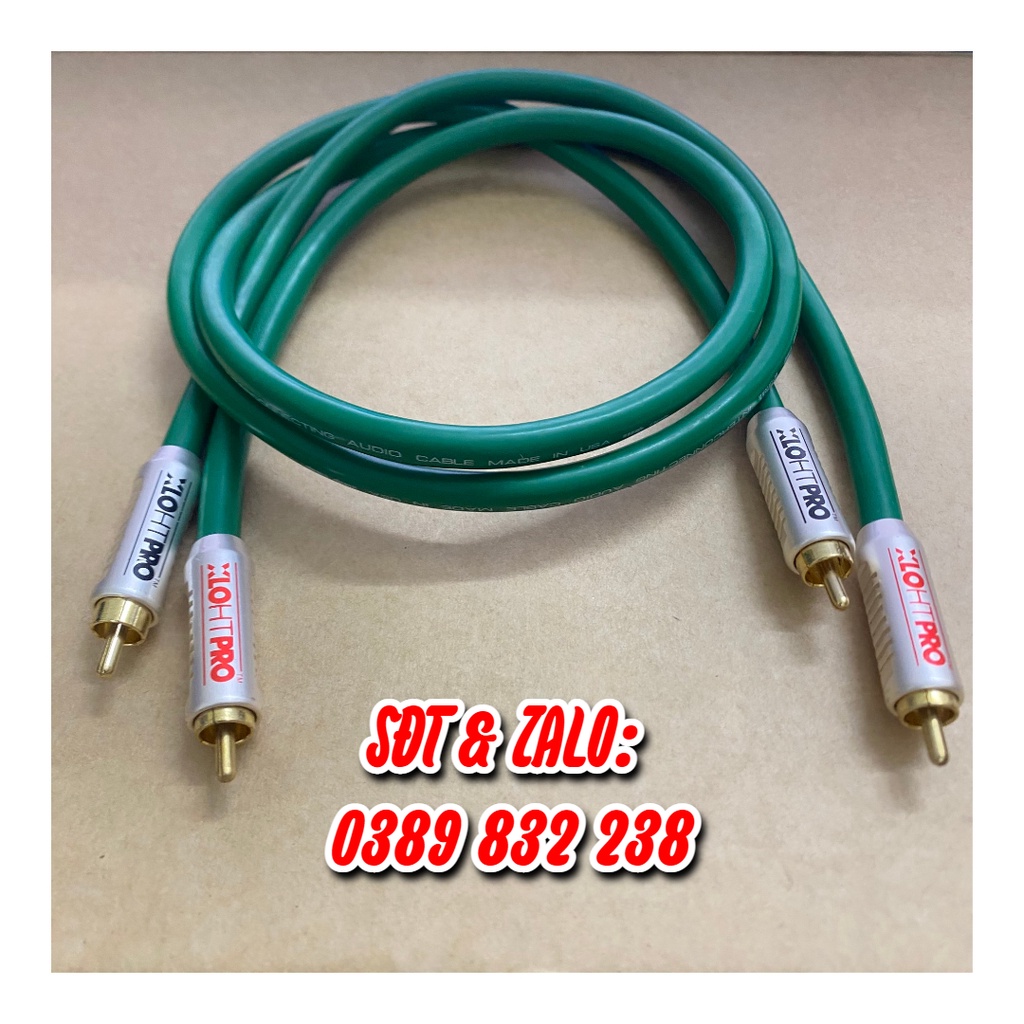 Dây AV McIntosh đầu XLOHTPRO Cao Cấp Mỹ - Hàng Chính Hãng