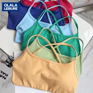 Áo bra thể thao OLALA LEISURE dây chéo lưng phong cách thời trang tập yoga pilates