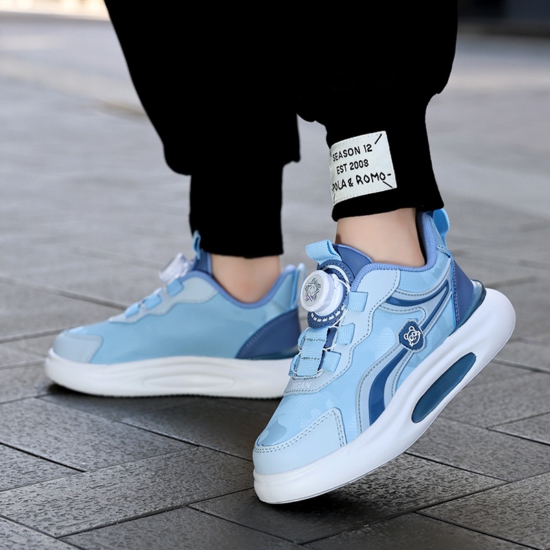 Giày Thể Thao Da Chống Trượt Cho Bé Trai Và Bé Gái Size 28-39