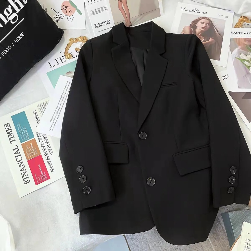 Áo Khoác blazer Thời Trang Xuân Thu Phong Cách Hàn Quốc