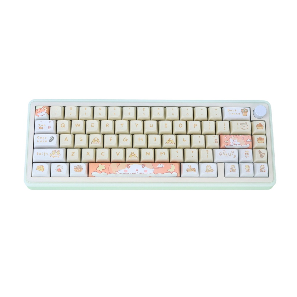 Câm miệng lại! Bàn Phím Cơ 131 Phím xda profile pbt Hình Chuột hamster Dễ Thương