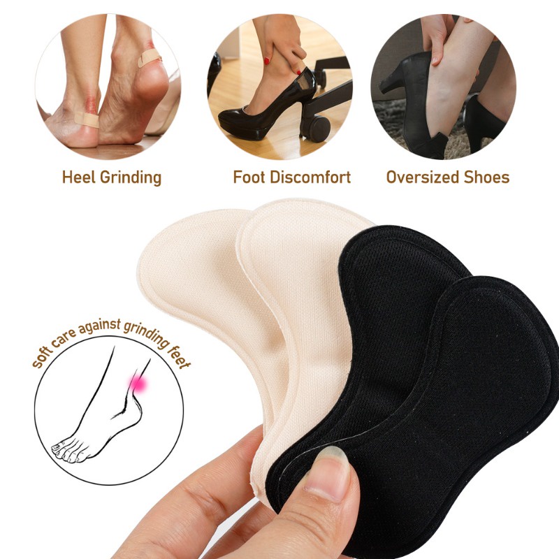1 Cặp Miếng Dán Gót Chân Bằng Xốp Chống Đau Lưng unisex