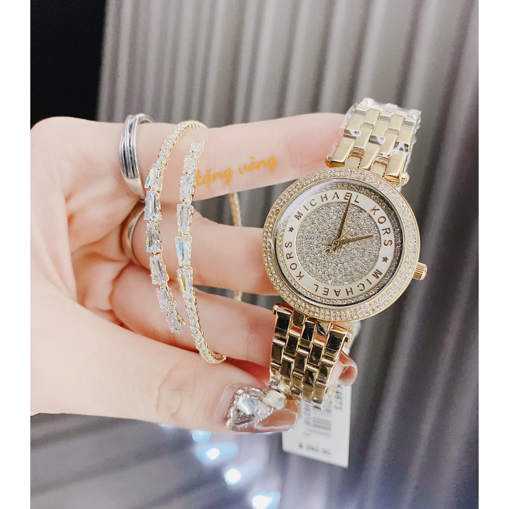 Đồng hồ chính hãng nữ Michael Kors - Máy Quartz pin - Kính khoáng