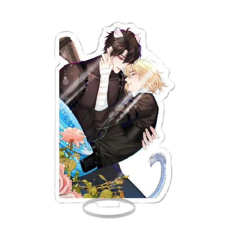 Mô hình Standee Comic The Falling Merman Nhân ngư rơi xuống BL ABO Phụ kiện trang trí để bàn góc học tập