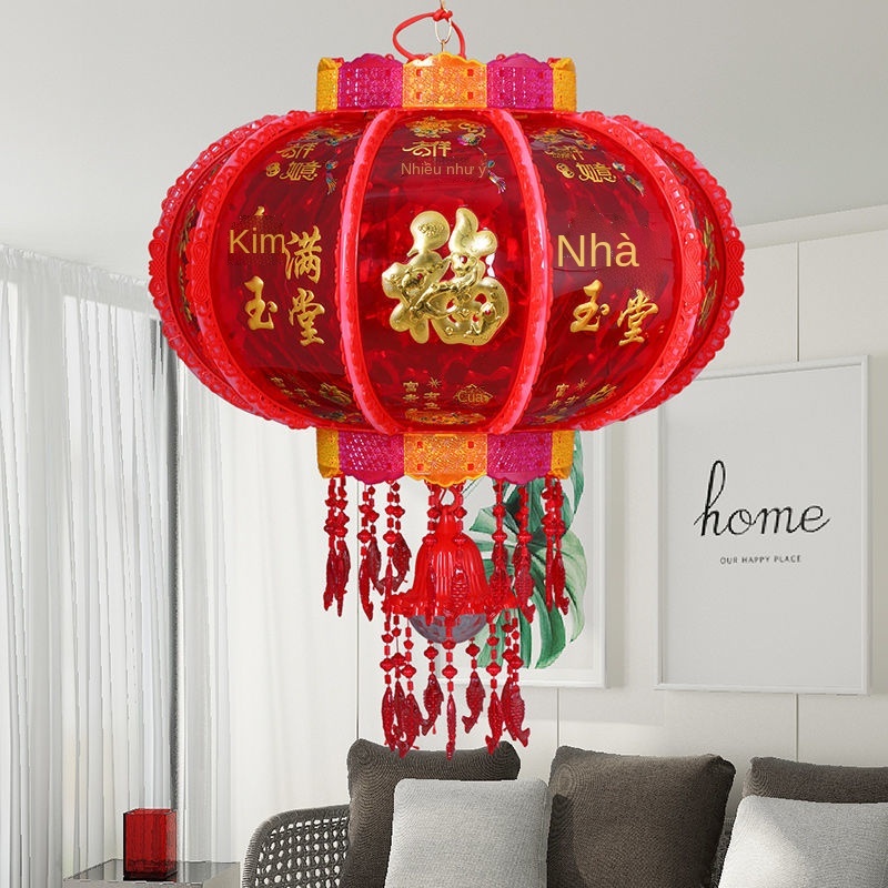 Đèn Lồng Điện Tử Bóng Led Nháy Trang Trí 60 cm/ 80 cm Ngày TẾT xoay 360 Độ Mẫu Mới