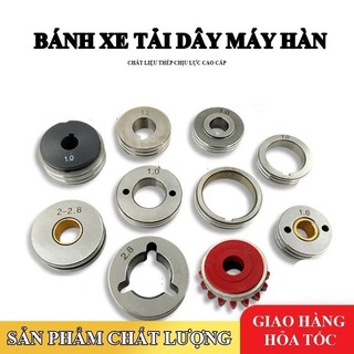 Bánh xe tải dây máy hàn mig pana binzel otc kempi mig mini không dùng khí rulo đẩy dây 0.8 1.0 1.2 1.6 phụ kiện máy hàn
