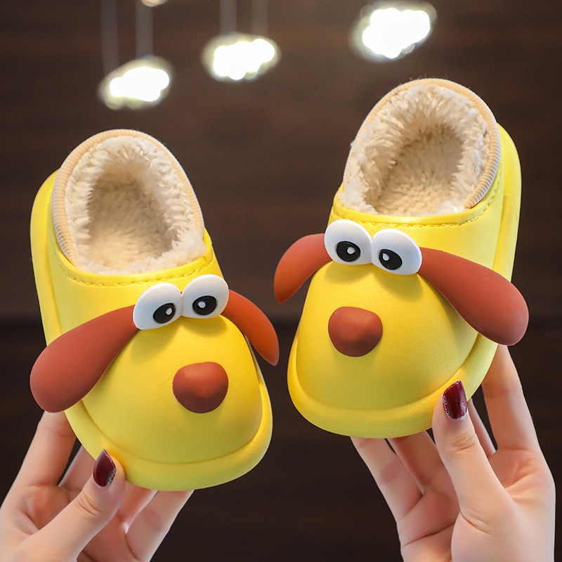 Dép Bông Đi Trong Nhà Hình Khủng Long Hoạt Hình Dễ Thương Cho Bé