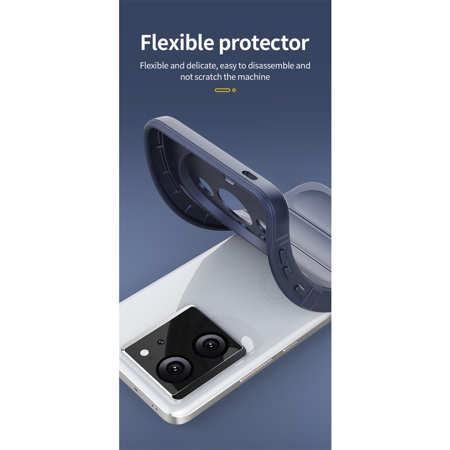 Ôp Điện Thoại Silicon Dẻo Màu Trơn Đơn Giản Chống Sốc Cho xiaomi 13t pro 2023 5g hp xiaomi13t xiomi mi 13 t pro lite civi2 ultra 5g Ốp