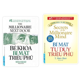 Sách - combo bẻ khóa bí mật triệu phú + bí mật tư duy triệu phú - first news