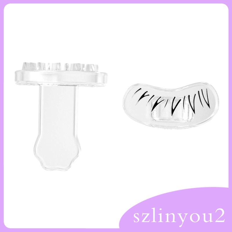 Set 2 Con Dấu In Lông Mi Dưới Dùng Trong Nhà Và Ngoài Trời