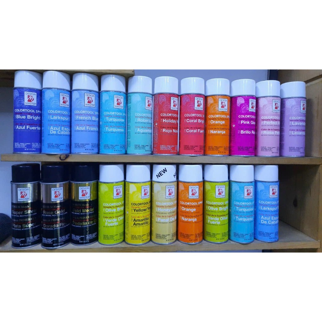 Sơn Xịt Màu hoa tươi Design Master, phụ kiện hoa moclanvien, hàng Mỹ