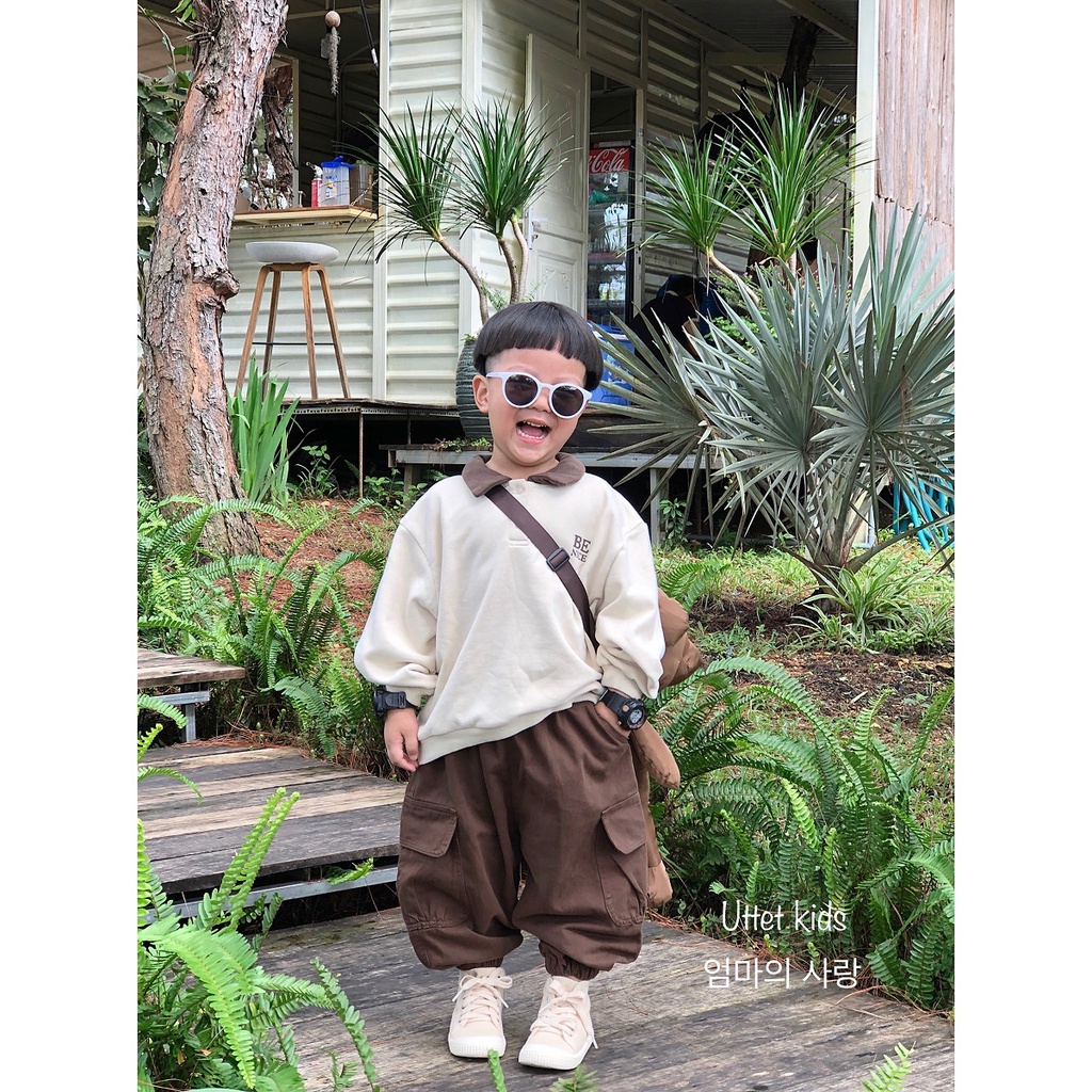 QUẦN KAKI BO CHÂN PHONG CÁCH HÀN QUỐC CHO BÉ GÁI VÀ BÉ TRAI 23001