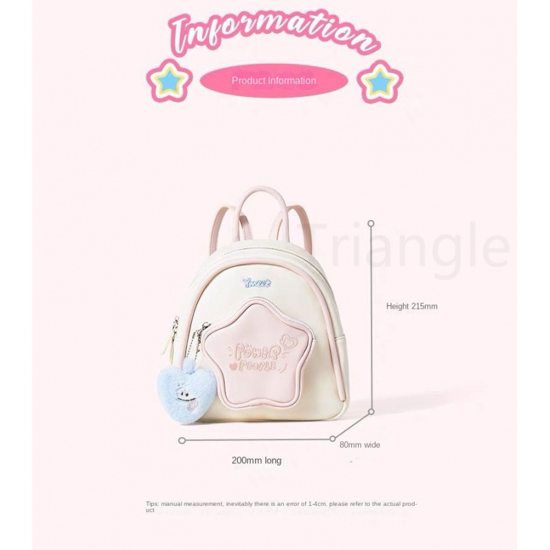 Ba Lô mini In Họa Tiết Ngôi Sao Năm Cánh Phong Cách Hàn Quốc Thời Trang Thu Đông Mới 2023