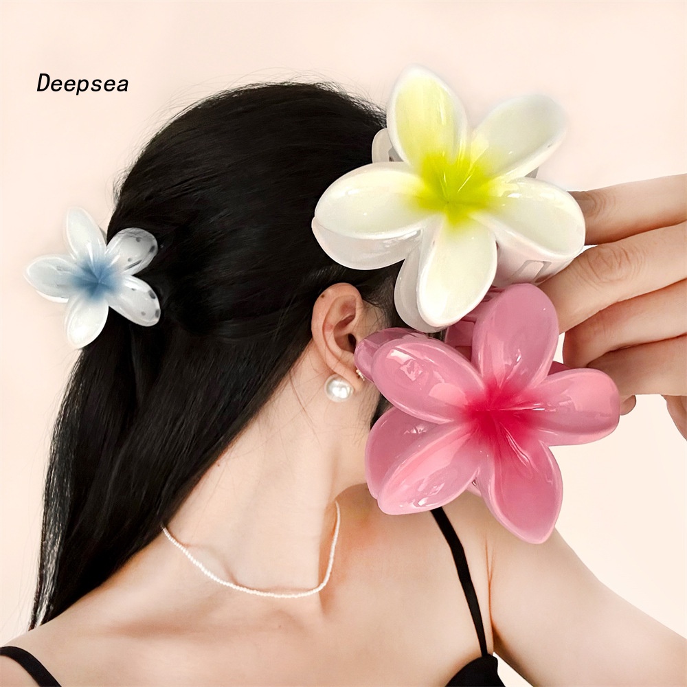 Dpa Kẹp Tóc Hình Hoa Màu gradient Phong Cách Cho Người Mua Sắm Phía Nam Á