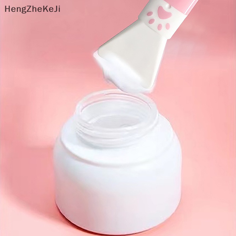 Cọ Silicon Hai Đầu Dùng Để Quét Mặt Nạ Dưỡng Da Mặt Dễ Thương hengzhekeji