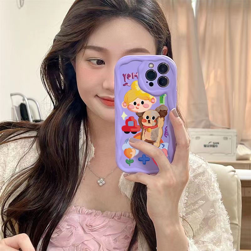 Dễ Thương Ốp Điện Thoại Hình Cô Gái Xinh Xắn Cho xiaomi 13t 12t redmi note 12 11 pro 5g poco f5 f4 x5 pro x4 gt 041