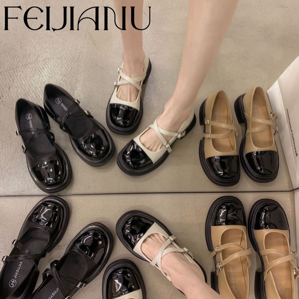 FEIJIANU  Dép nữ Hở Ngón Đế Dày Đẳng cấp Phóng khoáng Nhẹ Điệu đà FDL2300MP3 41Z231012