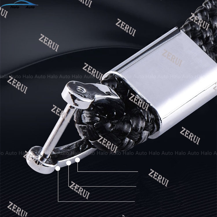 Zr Móc Khóa Xe Hơi Bằng Kim Loại Hình logo Xe Hơi Bằng Da