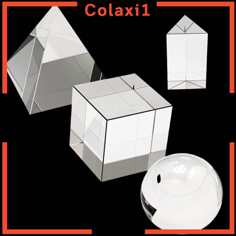 Khối Pha Lê Lập Phương Bằng Thủy Tinh Dùng Trang Trí Bàn Làm Việc