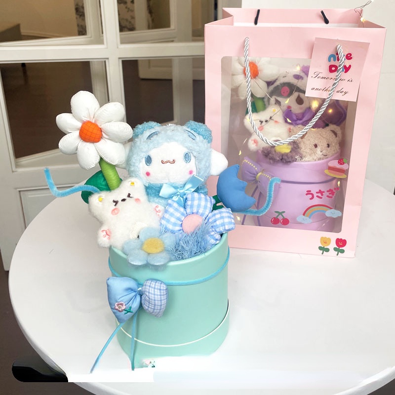 Dễ Thương Bó Hoa sanrio Nhồi Bông Xinh Xắn Đáng Yêu