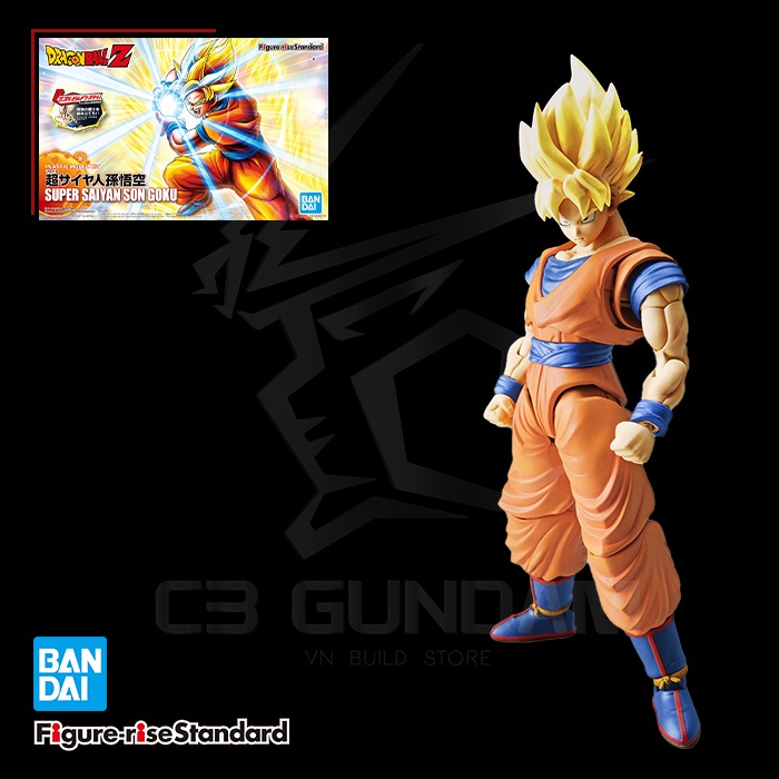 MÔ HÌNH FIGURE RISE STANDARD SUPER SAIYAN SON GOKU DRAGON BALL - 7 VIÊN NGỌC RỒNG ĐỒ CHƠI LẮP RÁP