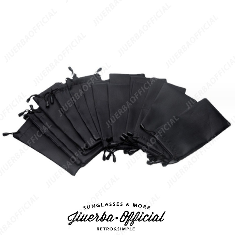 Túi đựng mắt kính JIUERBA màu đen đơn giản