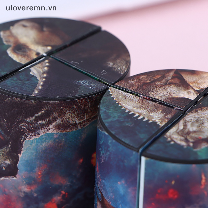 Uloveremn Đồ Chơi Khối Rubik Hình Học 3d Bằng Nhựa Đảo Ngược Được Chống Căng Thẳng Đa Năng Làm Quà Tặng Kỳ Nghỉ Cho Bé