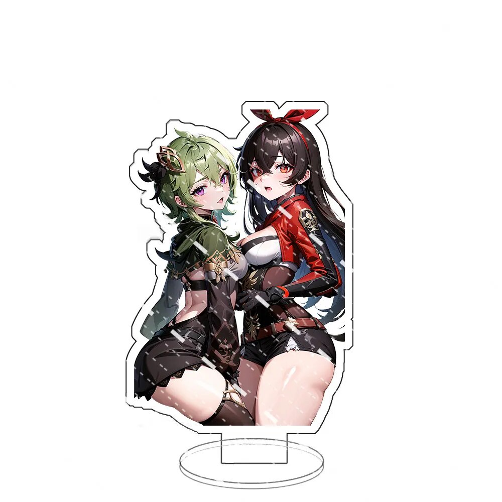 Mô hình Standee Genshin Impact Raiden Shogun nn Yae Miko Naganohara Yoimiya Phụ kiện trang trí để bàn góc học tập