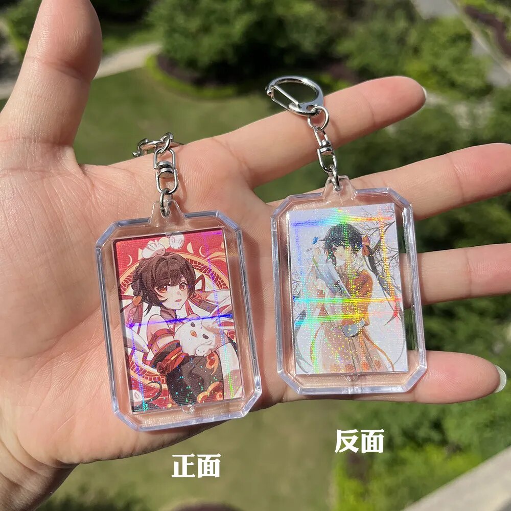 Móc khóa Game Honkai Star Rail Cute Himeko Welt Yang sfdg Phụ kiện trang trí túi xách Balo