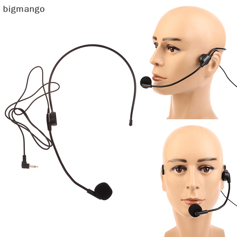 Micro Có Dây bigmango 3.5mm Khuếch Đại Giọng Nói Trong Suốt Cho Giáo Viên Dạy Học Hướng Dẫn Hướng Dẫn Hướng Dẫn