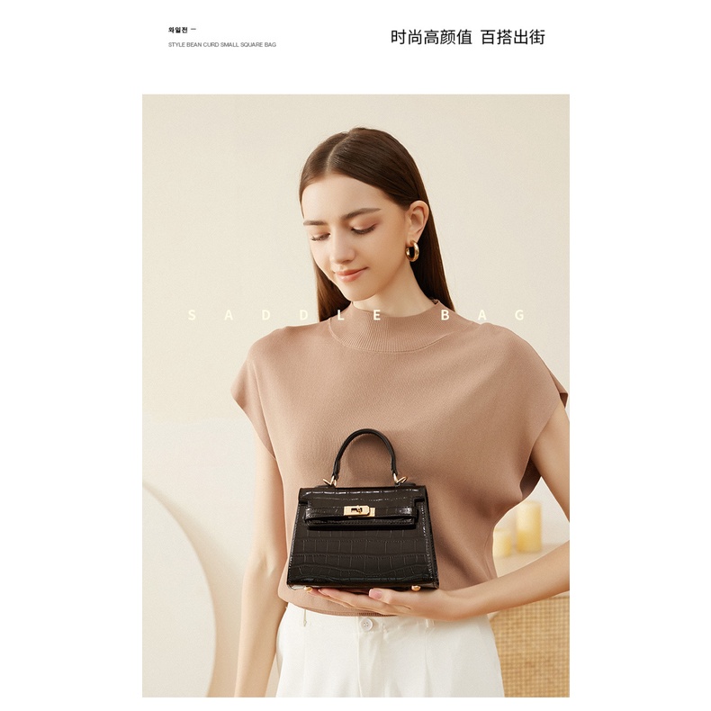 Túi Đeo Chéo Da Bò Thời Trang Thu Đông 2023 Phong Cách Mới 2023 Cho Nữ