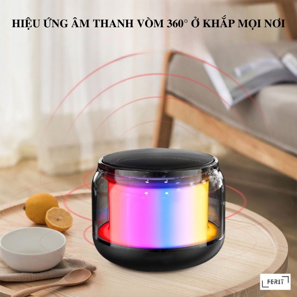 Loa bluetooth âm thanh siêu trầm - Loa không dây mini nhiều màu sắc