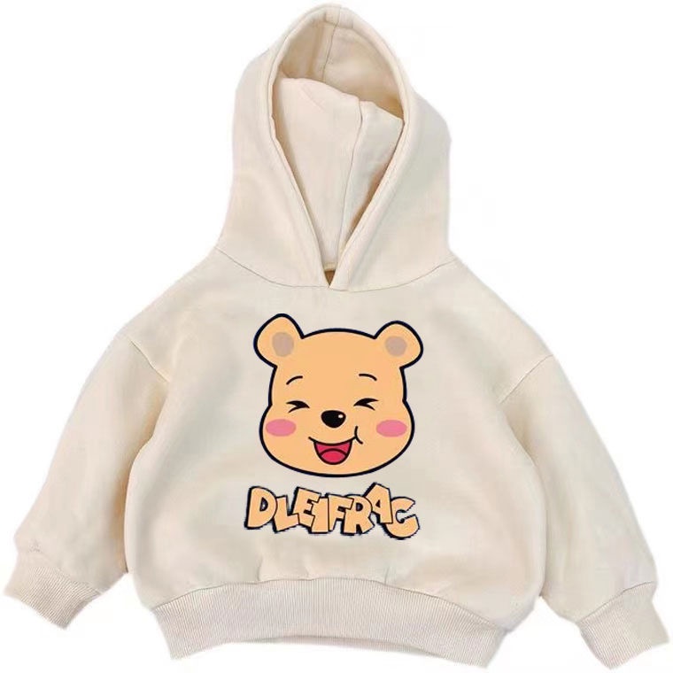 Phlis Áo hoodie Dày Dặn Giữ Ấm Thời Trang Thu Đông 2023 Cho Bé