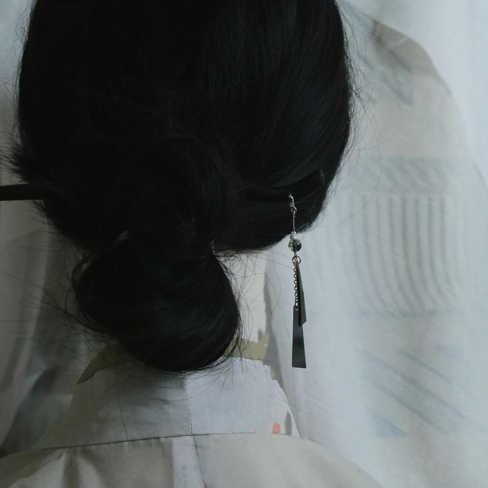 Trâm Cài Tóc Bằng Gỗ Màu Đen Thanh Lịch Thời Trang Mùa Hè Phong Cách Mới 2023