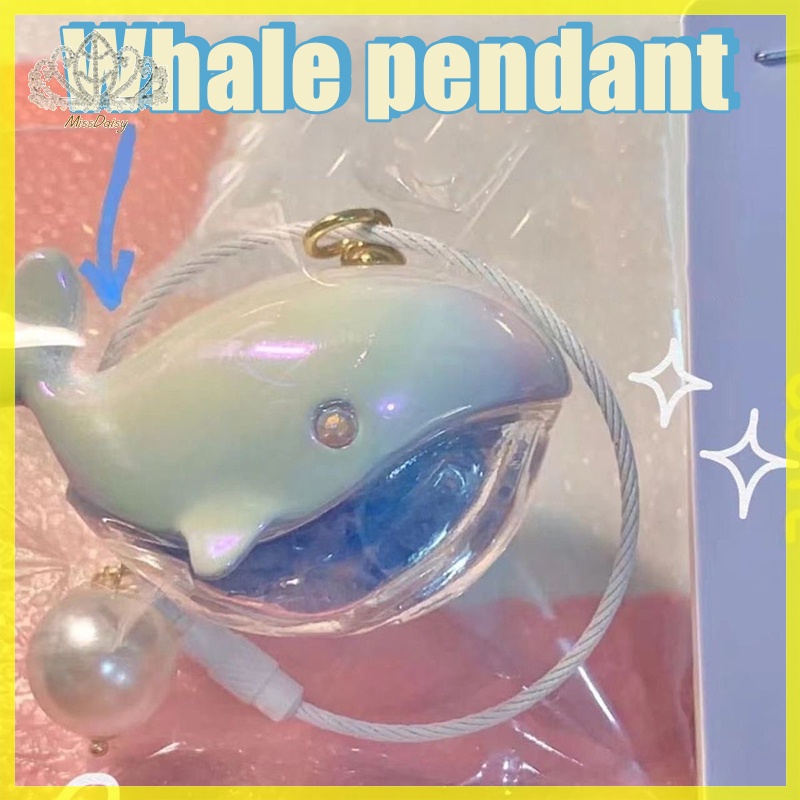 Móc Khóa Hình Cá Voi Hoa Cúc Bằng Nhựa resin Nhỏ Nhiều Màu Sắc Dễ Thương Trang Trí Túi Xách / Điện Thoại / Ví Đi Học vn