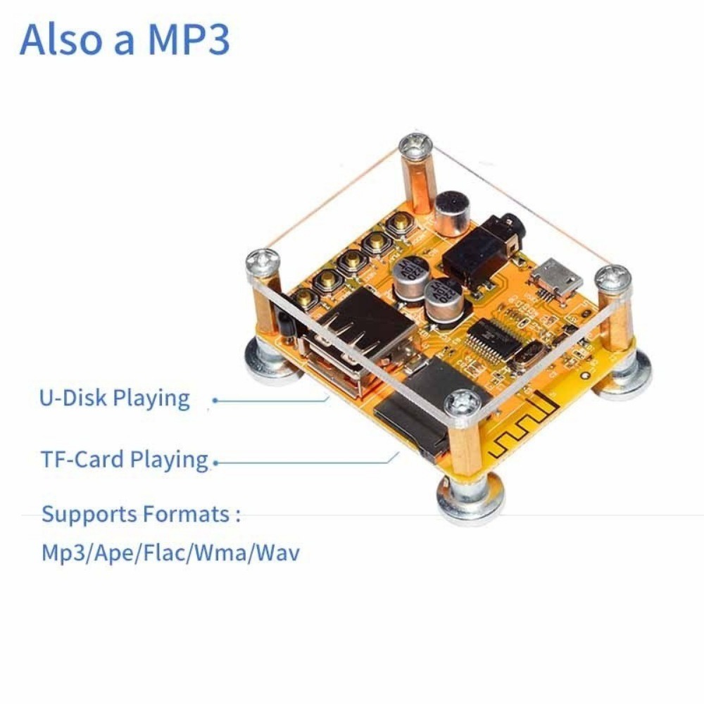 Mô Đun Nhận Tín Hiệu Âm Thanh bluetooth 4.2 mp3 Không Dây Chuyên Dụng Cho Loa Máy Tính / Xe Hơi