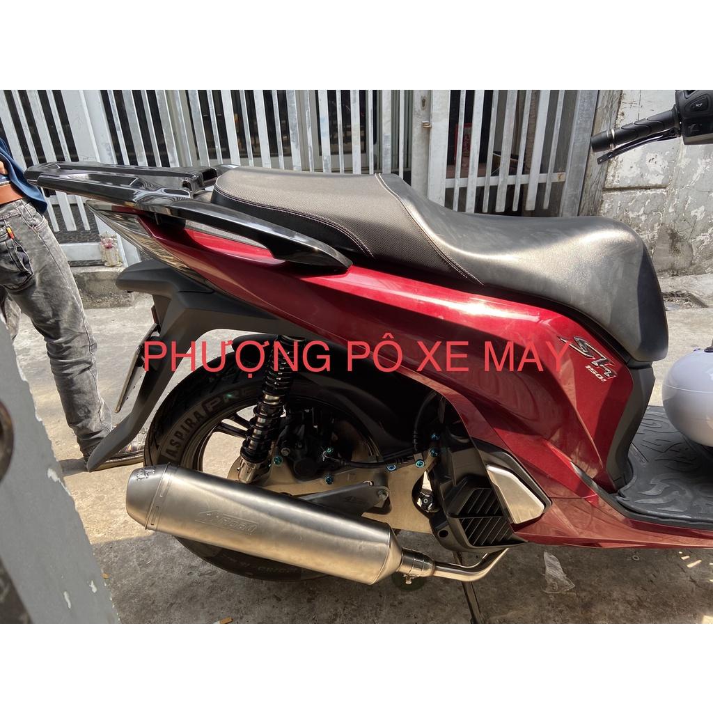 Cổ pô inox 304 gắn lon 4road & DranTurismo cho Vario/SHVN/AB 125-150 /Click THÁI /VISION /SH MODE/AB-VARIO 160 vv