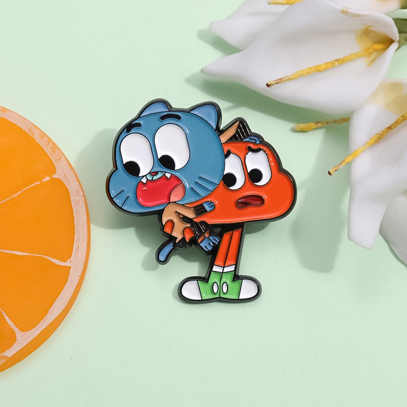 Huy Hiệu Cài Áo Ba Lô Hoạt Hình Đại Dương Tuyệt Vời Thế Giới Bóng Rổ darwin Làm Quà Tặng Bạn Bè